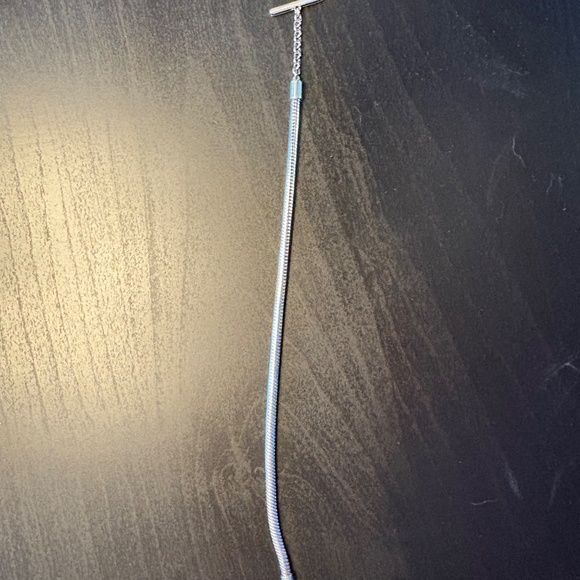 Pandora Moments Heart T-Bar Snake Chain Bracelet - Picture 3 of 4